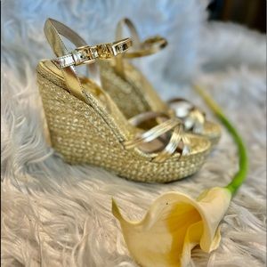 Michael Kors Wedges Espadrilles Gold  35.5 (5.5)
